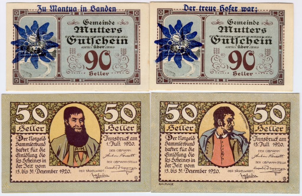 Notgeld Andreas Hofer