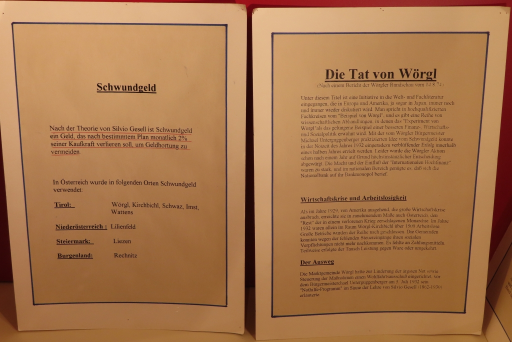 Schwundgeld-Geschichte: „Die Tat von Wörgl“, 1932