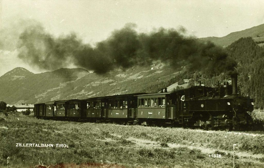 Zillertalbahn, Postkarte